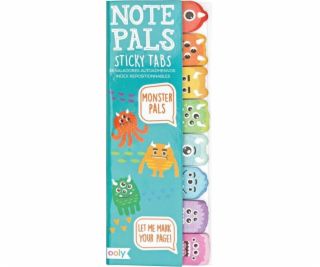 Barevné balónky Sticky Notes Monsters 120 lepicích papírků