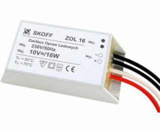 SKOFF Zdroj pro LED svítidla 10V 16W (ZL-016-C-1-1-ML-PL-01)