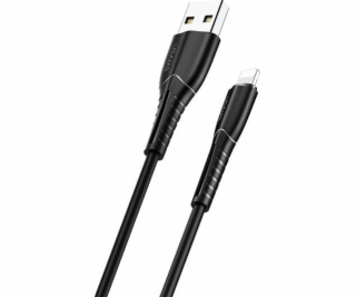 Usams USB-A – Lightning kabel 1 m černý (63868-uniw)