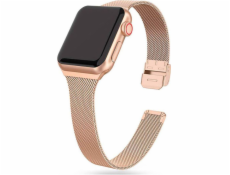 Tech-Protect Tech-protect tenký milánský náramek Apple Watch 38/40/41 mm Blush Gold