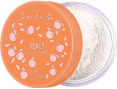 Lovely Lovely Peach Loose Powder, transparentní pudr na obličej s jemnou broskvovou barvou a vůní, 9 g