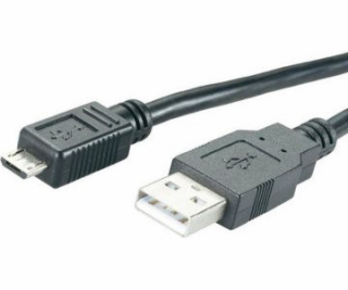 MediaRange USB-A - microUSB USB kabel 1,2 m černý (MRCS138)