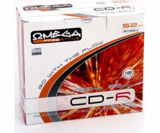 Omega CD-R 700 MB 52x 10 kusů (56104)