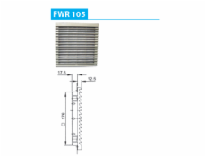 Ergom filtr pro ventilátor FWR 105 (R37RC-01010100301)