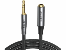 Ugreen Jack 3,5mm - Jack 3,5mm kabel 1m stříbrný (UGR982BLK)