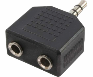 LogiLink Jack 3,5 mm – 2x Jack 3,5 mm černý (CA1002)