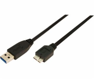 LogiLink USB-A - micro-B USB kabel 2 m černý (CU0027)