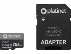 Karta Platinet Pro MicroSDHC 256 GB Class 10 UHS-III/U3 A2 (PMMSDX256UIII)