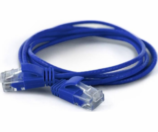 Wantec  7242 U/UTP (UTP) modrý 0,5m Cat6a síťový kabel (7...