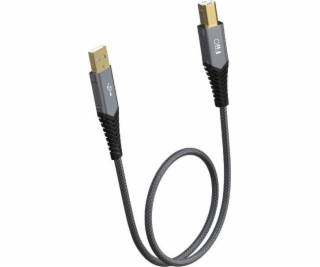 FiiO USB-A - USB-B USB kabel 1 m Černý