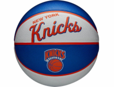 Wilson Wilson Team Retro New York Knicks Mini míč WTB3200XBNYK Modrý 3