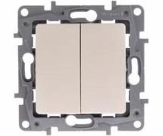 Legrand Double button Niloe 6A cream (764608)