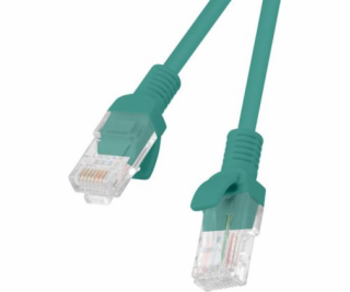 Lanberg Patchcord, Cat6, nestíněný, 0,5 m, zelený (PCU6-1...