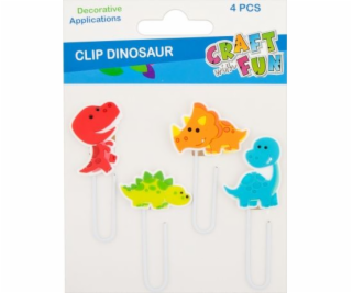 Craft with Fun Dekorativní dino kancelářská sponka