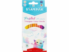 Starpak OLO TUŽKY 24KOL/180 TROJ PASTEL STK 12/144