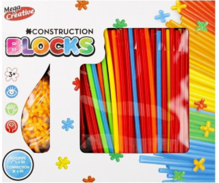 Mega Creative BLOCKS KONSTR STRAWS 33X27X5 MC WB 24/48