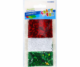 Craft with Fun LOSE CONFETTI MIX 14G/3PCS CF PBH 12/288