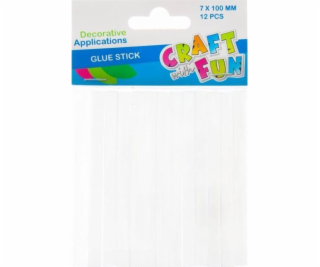 Craft with Fun PIST TERM GLUE VLOŽKA 7MM/10CM 12KS CF 12/288