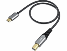 FiiO USB-C - USB-B USB kabel 0,5 m Černý