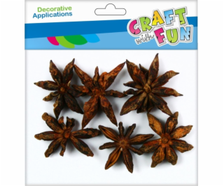 Craft with Fun CF DECK DEKORACE NATURA ANISE 2-3CM 10G 12...