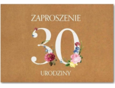 Trend Invitation Birthday 30 ZT37 (10 ks.)