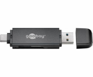 Čtečka Goobay USB 3.0 – USB-C™ 2v1 čtečka karet 58261