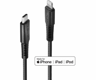 Lindy Lightning – USB-C USB kabel 2 m černý (31287)