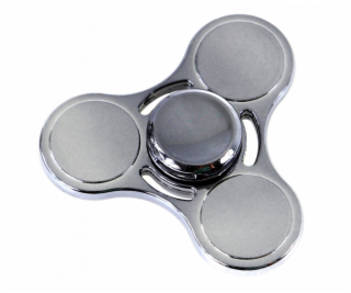 Kovový fidget spinner, trojitý, 4 barvy, mix