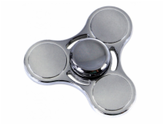 Kovový fidget spinner, trojitý, 4 barvy, mix