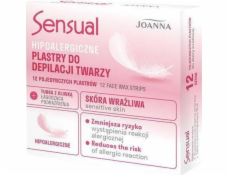 Joanna JOANNA_Sensual hypoalergenní depilační proužky na obličej 12 ks.