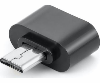 USB adaptér microUSB – USB černý (26856)