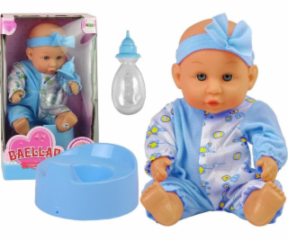 Lean Sport Baby Doll Blue Potty Pee Drinks Mašlička 24 cm