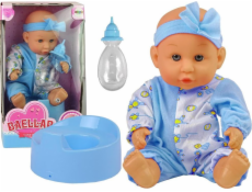 Lean Sport Baby Doll Blue Potty Pee Drinks Mašlička 24 cm