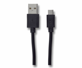 USB 2GO USB-A - microUSB kabel 1 m černý (795201)