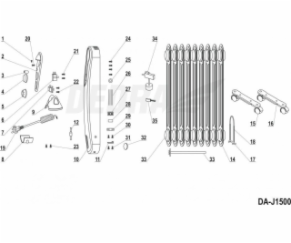 Dedra termostat 16A