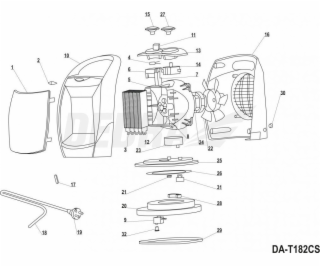 Motor ventilátoru Dedra