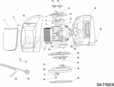 Motor ventilátoru Dedra