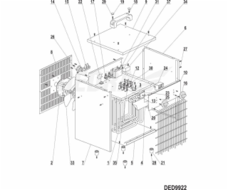 Dedra termostat 16A