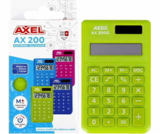 Axel calculator AXEL CALCULATOR AX-200G PUD 50/200