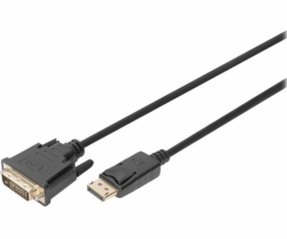 Digitus DisplayPort – kabel DVI-D 3m černý (DB-340301-030-S)