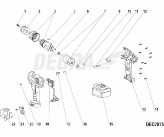 Sklíčidlo Dedra Drill