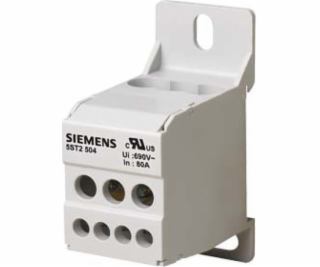 Siemens Distribuční blok 80A 1P 690V 1x16mm2 8x10mm2 DIN ...