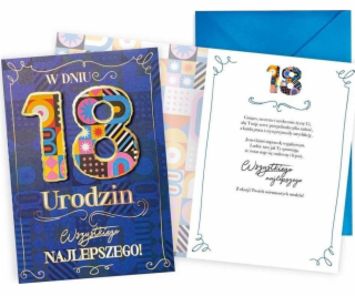 KUKARTKA Card narozeniny 18