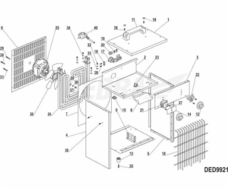 Dedra termostat 16A