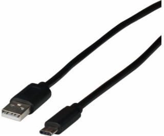 EFB USB kabel USB-A - USB-C 3 m černý (EBUSBC-USB20AK.3)