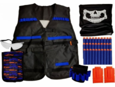 Lean Sport Outfit Commando Set Maškarní kostým pro děti Bullets Brýle Šátek Vesta