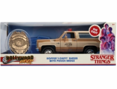 Dickie Auto Chevy K5 1980 Stranger Things POLICIE 1:24 Dickie