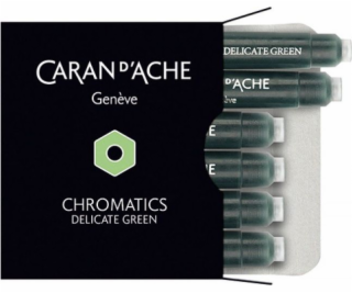 Caran d`Arche Chromatics zelené inkoustové cartridge, 6 kusů