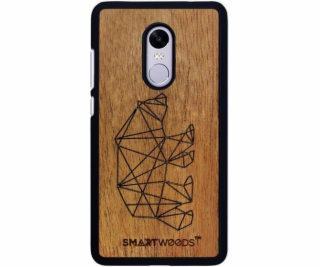 SmartWoods Case Dřevěný Bear Case pro Xiaomi Redmi Note 4