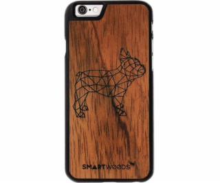 SmartWoods Case Frenchie Wooden Case pro Huawei P10 Lite